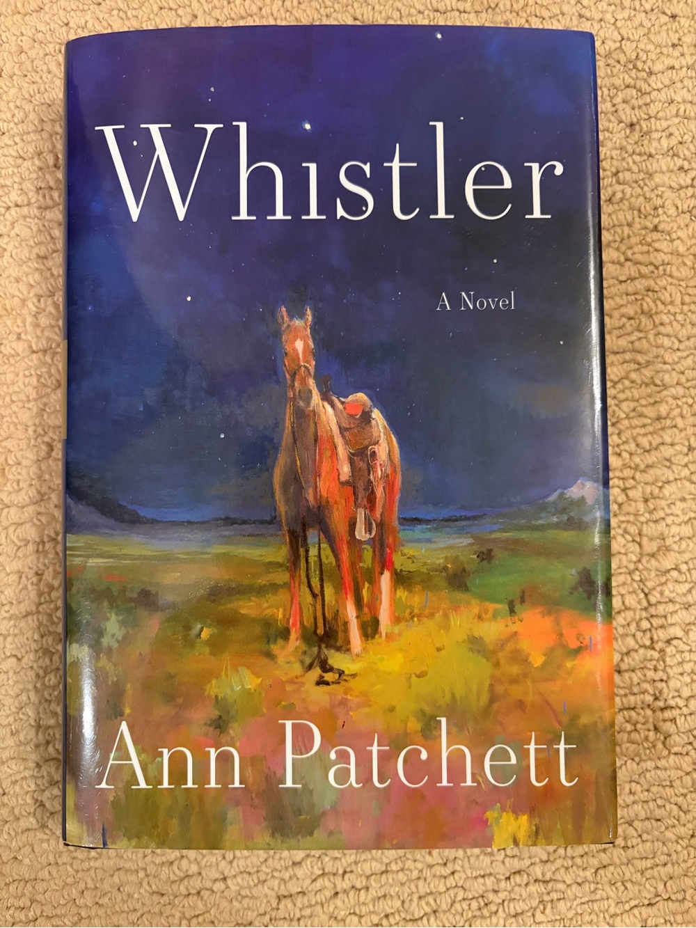 Whistler by - Ann Patchett - Hardcover Novel